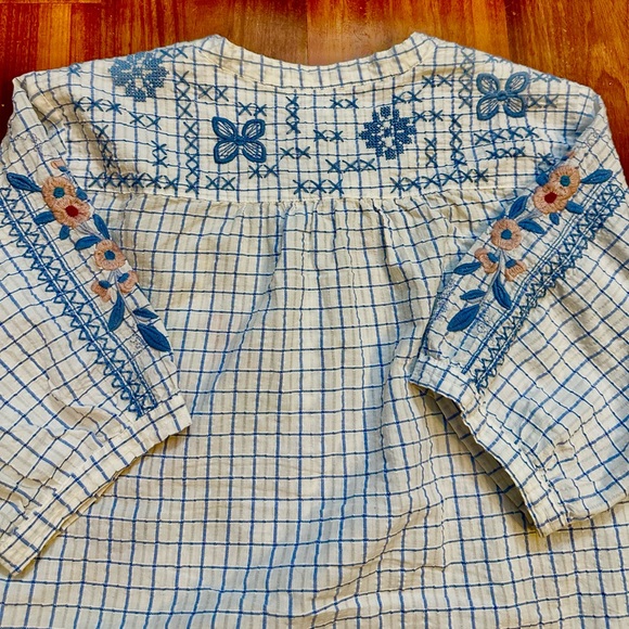 JOHNNY WAS Embroidered Blouse PRICE REDUCED - Picture 9 of 13